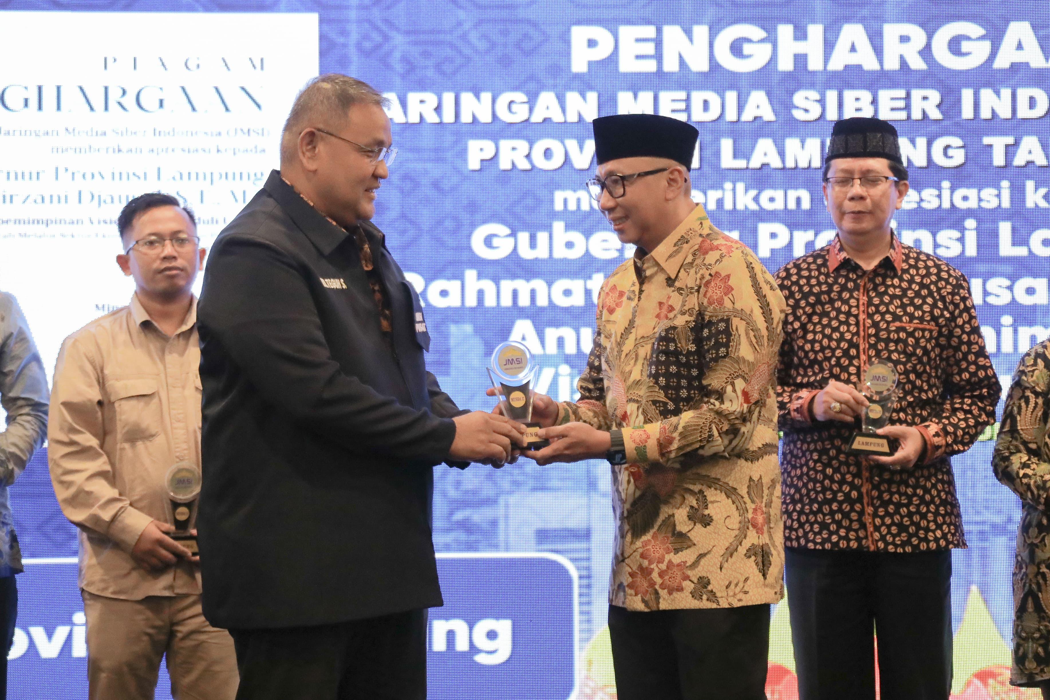 Gubernur Lampung Buka Musda II JMSI, Tegaskan Media Mitra Strategis Pembangunan